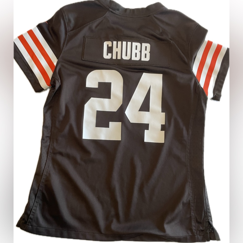 Nike NFL On Field Nick Chubb #24 Cleveland Browns Jersey –Medium